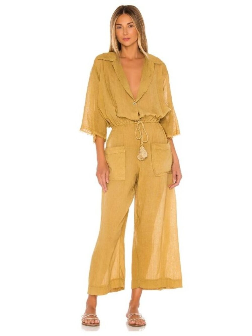 Jen's Pirate Booty Jibarita Basil Jumpsuit Womens Size Medium NEW